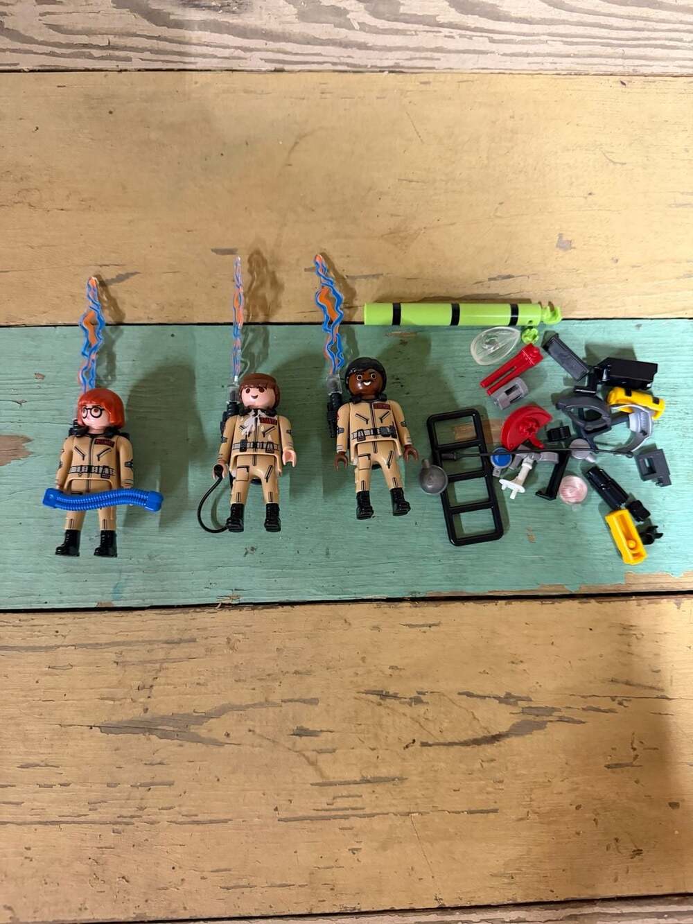Playmobil Ghostbusters Figures (Janine Melnitz, Ray Stantz, Winston Zeddemore)